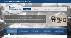 Desktop Screenshot of cedarindustries.com